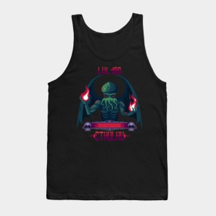 Pixelated Peril: Confronting the Retro Game's Cthulhu Boss Tank Top